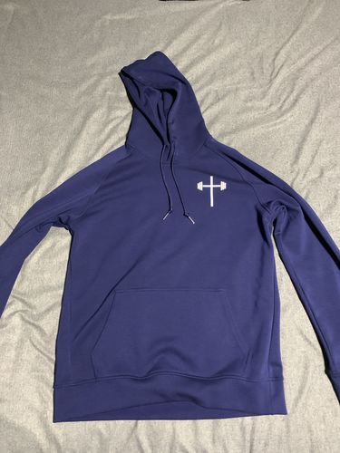 Customer photo review of Elite Hoodie - Navy Blue