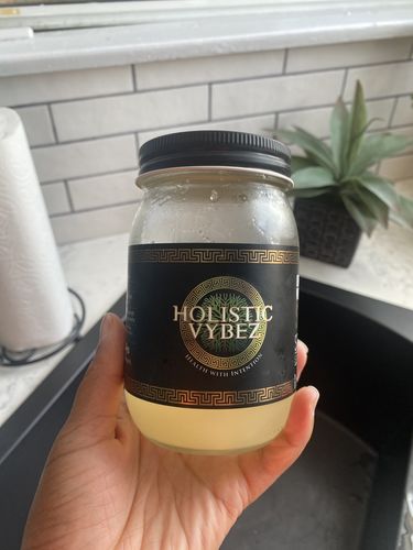 Customer photo review of St Lucia Gold Sea Moss Gel Trio