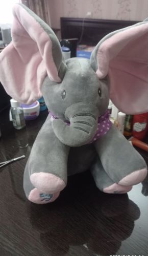 Customer photo review of Peek-A-Boo Elephant