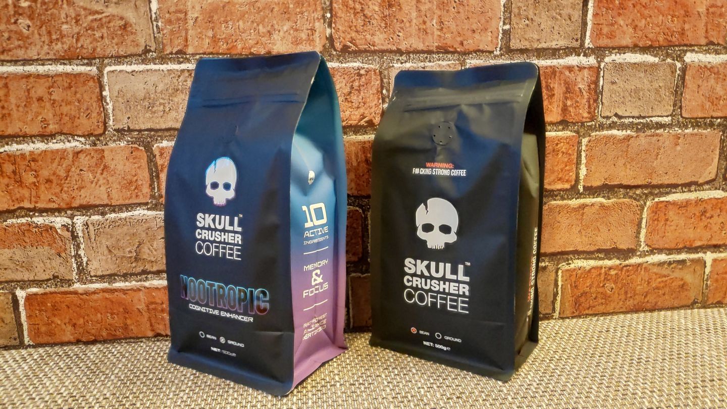 Customer photo review of Skull Crusher Coffee - Nootropic  - 500g
