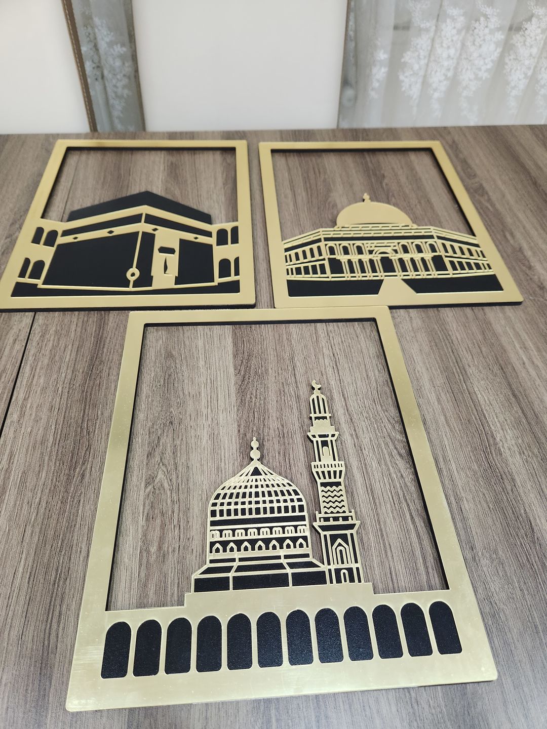 Customer photo review of Mescid-i Aksa, Mescid-i Haram & Mescid-i Nebevi İslami Dekor