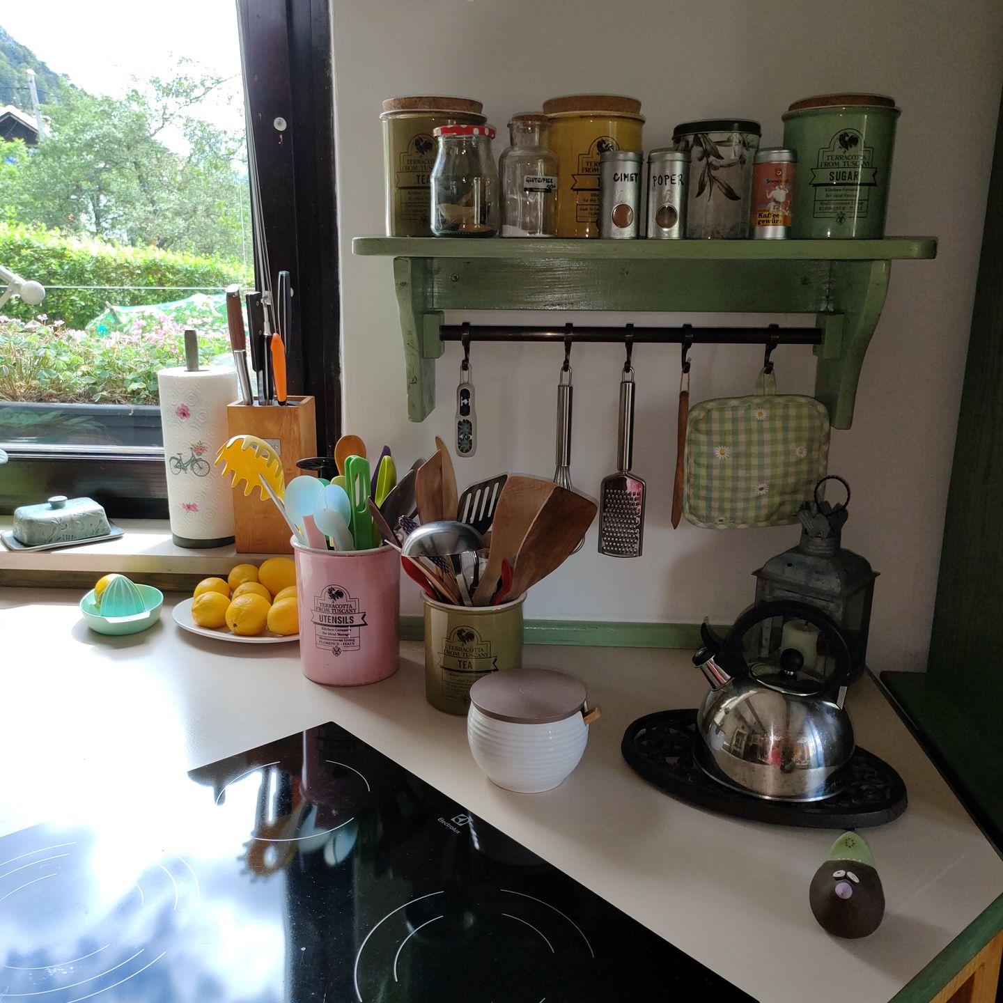 Customer photo review of Aged Brass Hook Rail