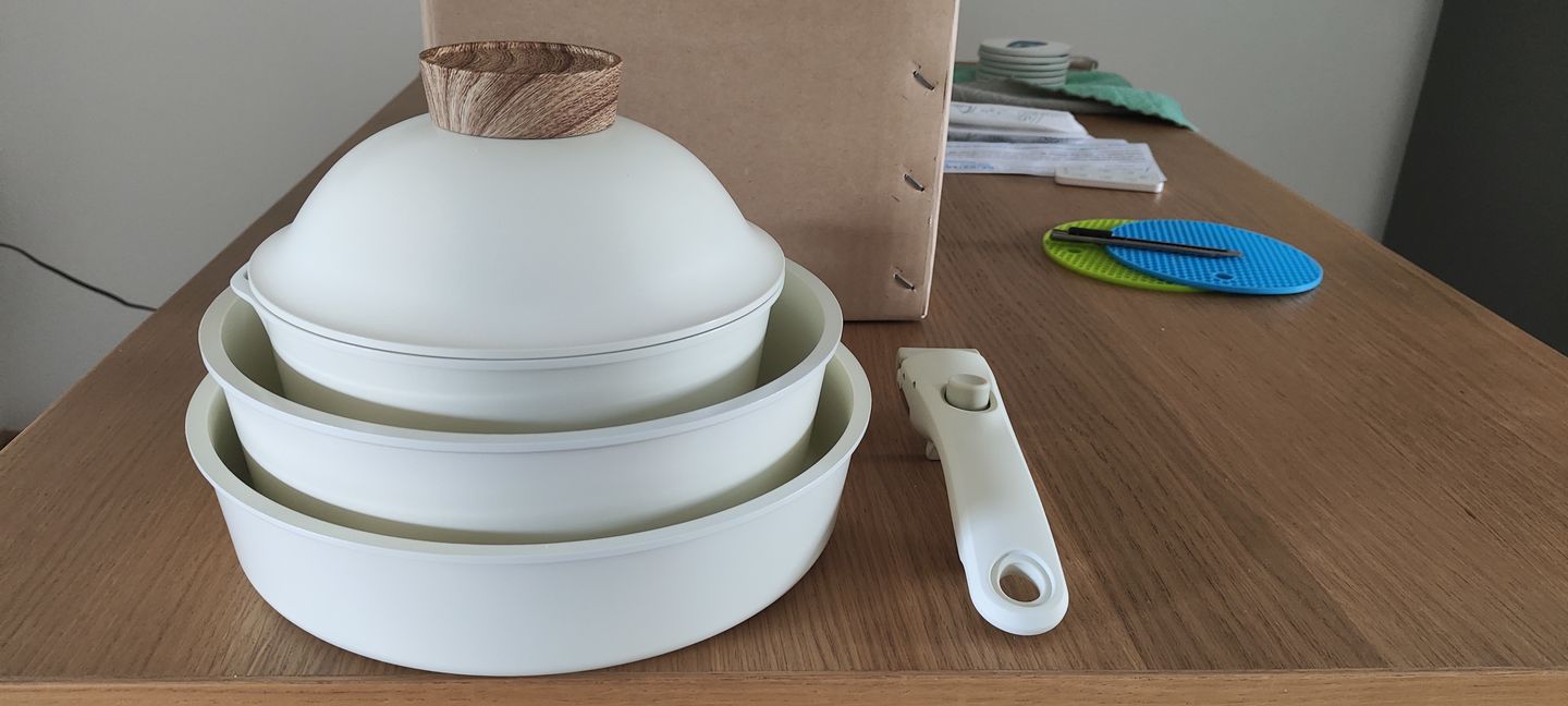 Customer photo review of Sodam Cookware Set (Cream White)