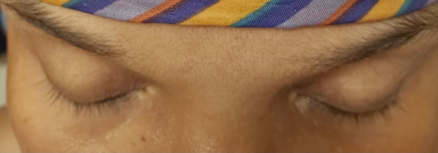 Customer photo review of Volume Eyebrow and Eyelash Serum -