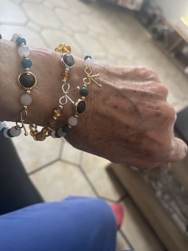 Customer photo review of Bracelet Apaisant en Ambre de Birmanie | Argent 925