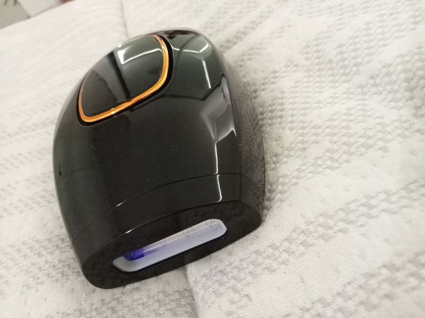 Customer photo review of GlowPro IPL Laser Facial & Whole Body Hair Removal Handset