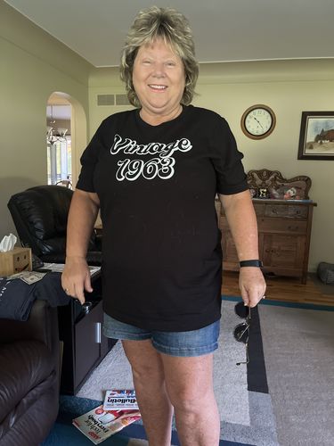 Customer photo review of Vintage 1963 T-Shirt