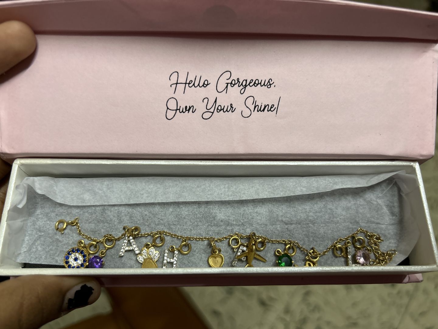 Customer photo review of Charms Bracelet