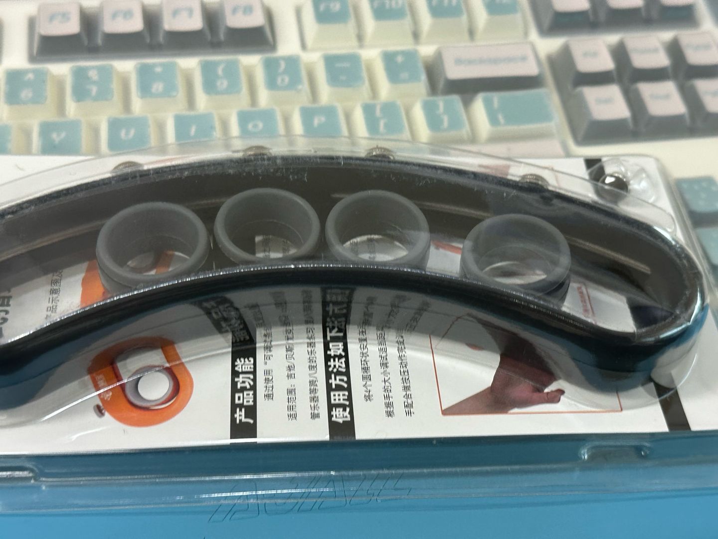 Customer photo review of GuitarGuard™ Guitar finger extenders and exerciser