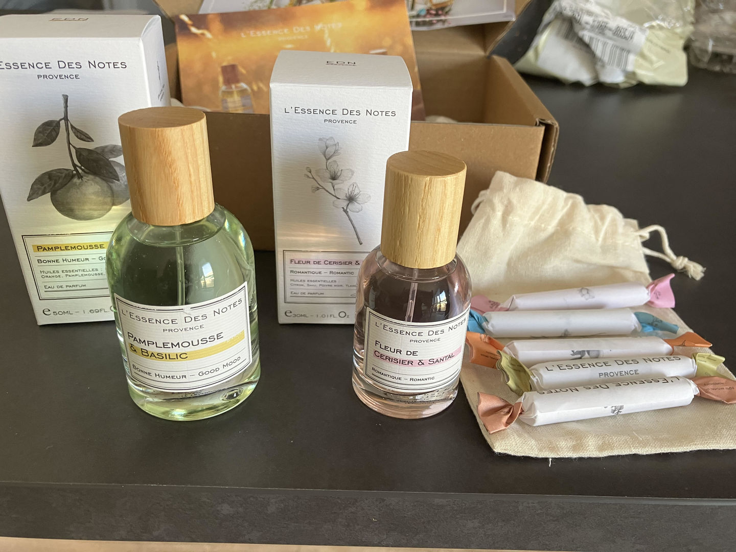 Customer photo review of Fleur de Cerisier & Santal