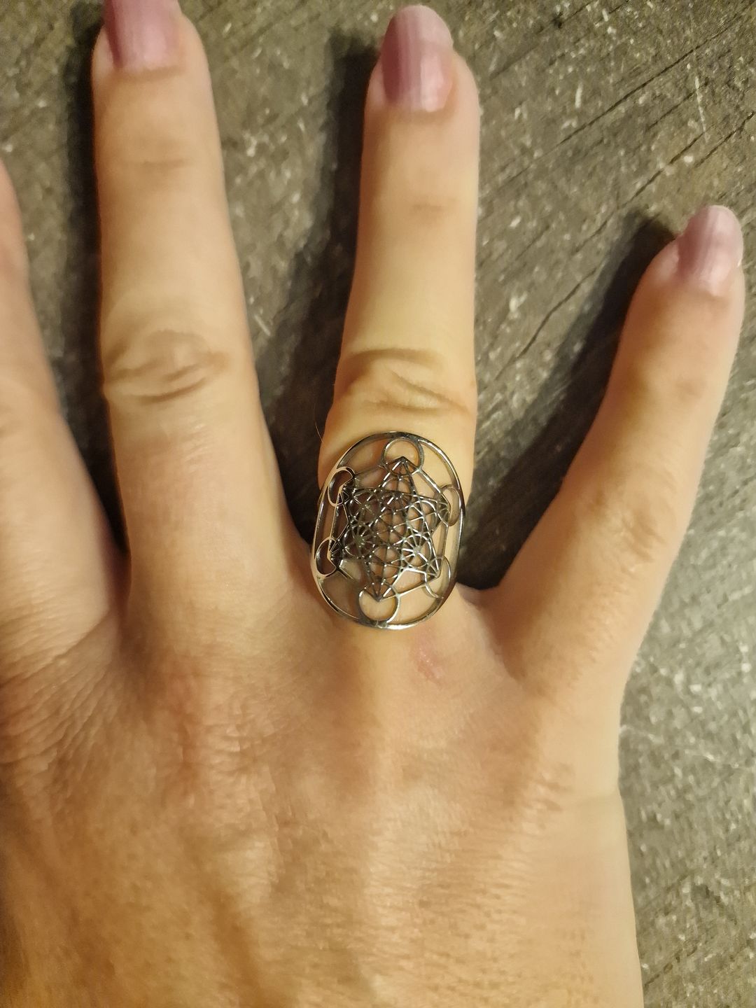 Customer photo review of Bague Ajustable Métatron