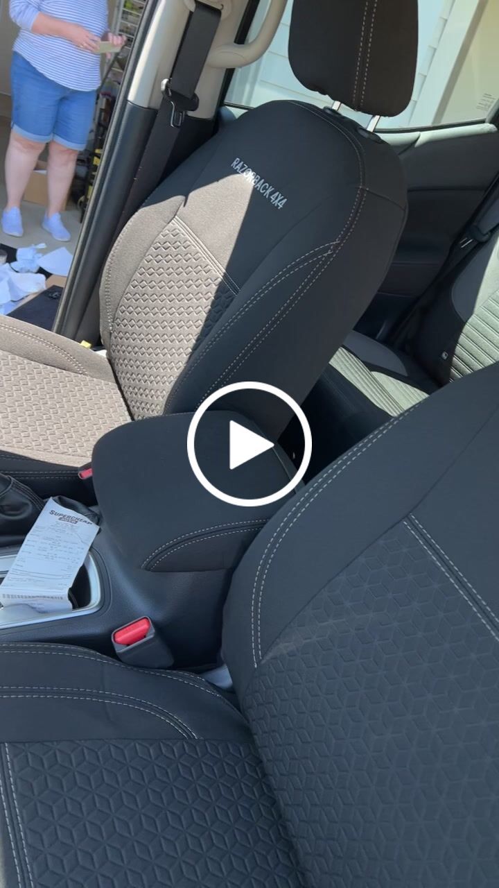 Customer video review of Nissan Navara NP300 Series 5 Premium Neoprene 2x Front Seat Covers (Made to Order)