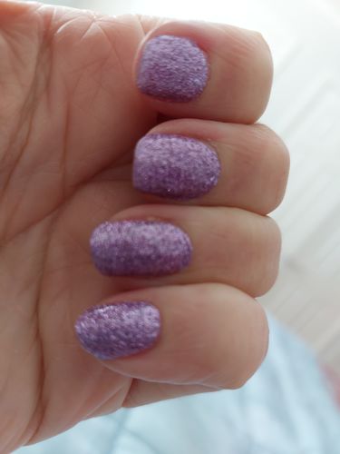 Customer photo review of Purple (NO PACKAGING) | Glitter Nail Polish Wraps