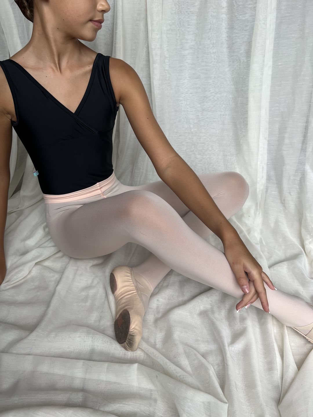 Customer photo review of Ballet Tights Convertible - Pink