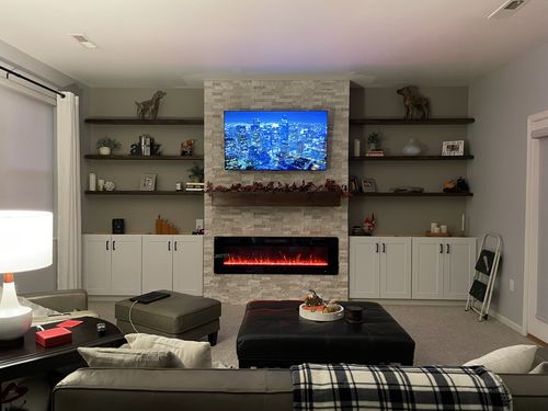 Customer photo review of Contemporary Mantels