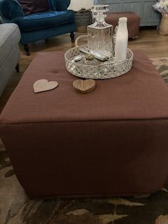 Customer photo review of Berber Linen 140cm Rhubarb