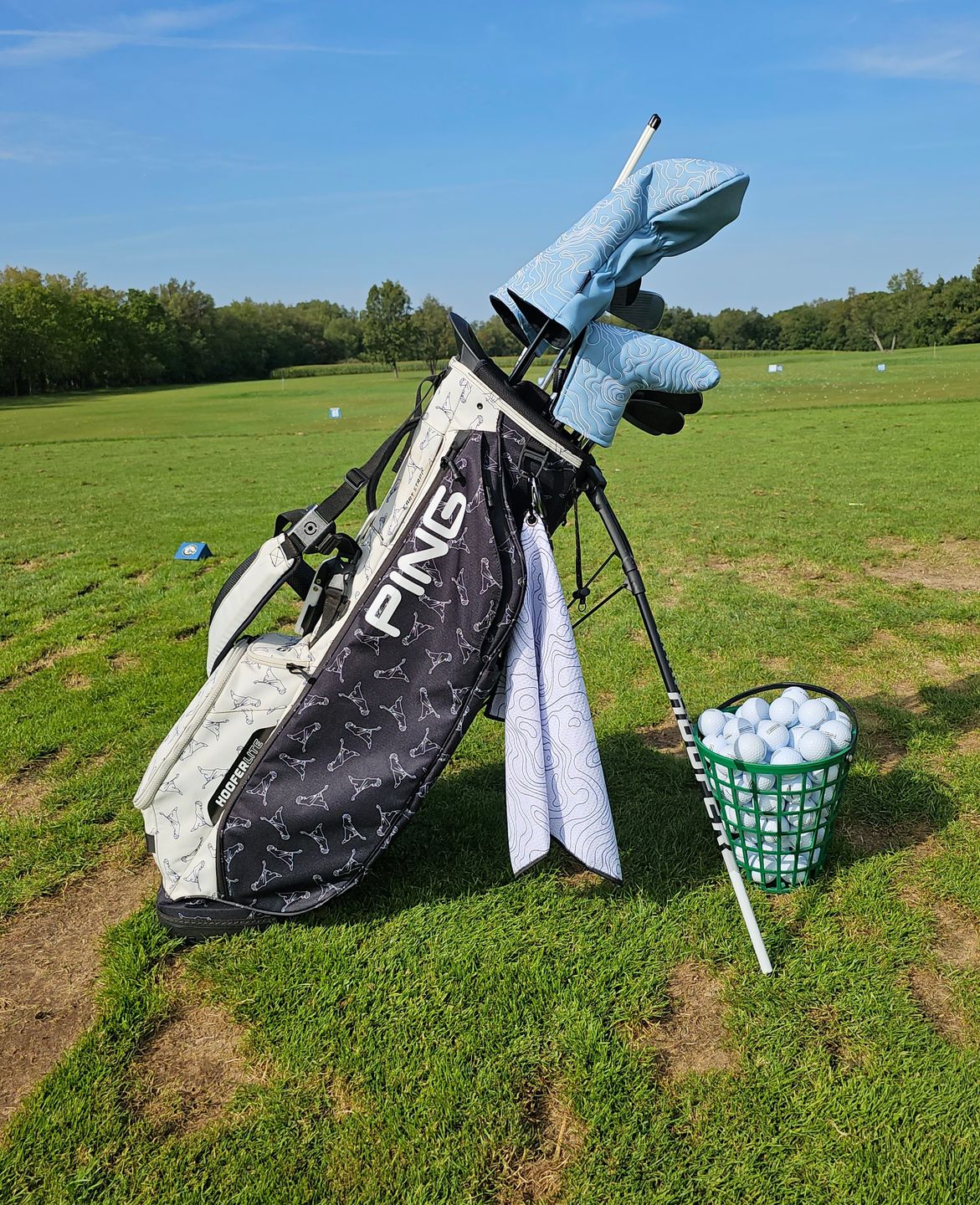 Customer photo review of Blue Ridge Golf Co. Golf Towels