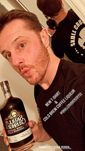 Customer photo review of Skull Crusher Coffee Liqueur - 70cl