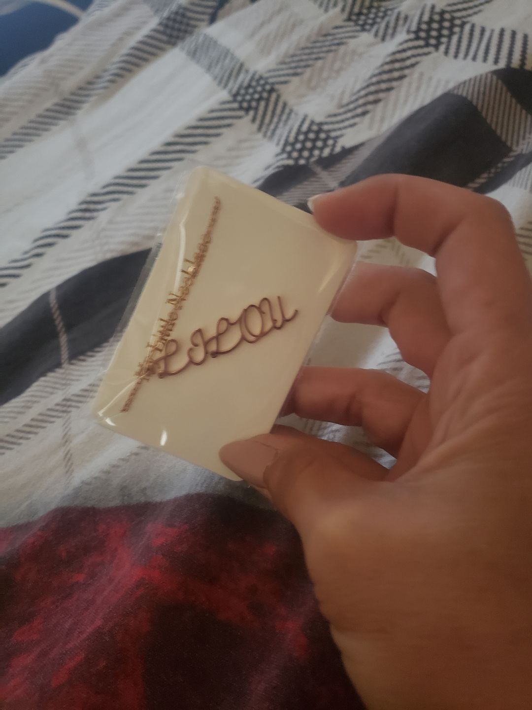 Customer photo review of Collier Signature Personnalisable