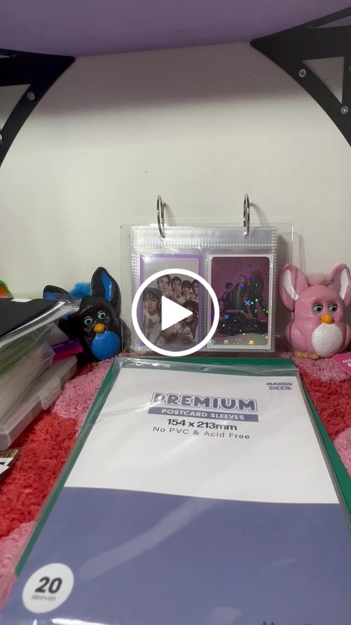 Customer video review of PREMIUM POSTCARD SLEEVES - INDIGO VERSION (154x213MM)