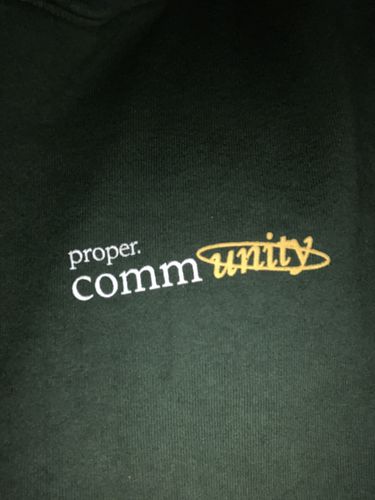 Customer photo review of Proper Community Heavyweight Hoodie IVY