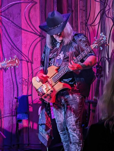 Customer photo review of Barry.wang Black Floral Short Sleeves Shirt