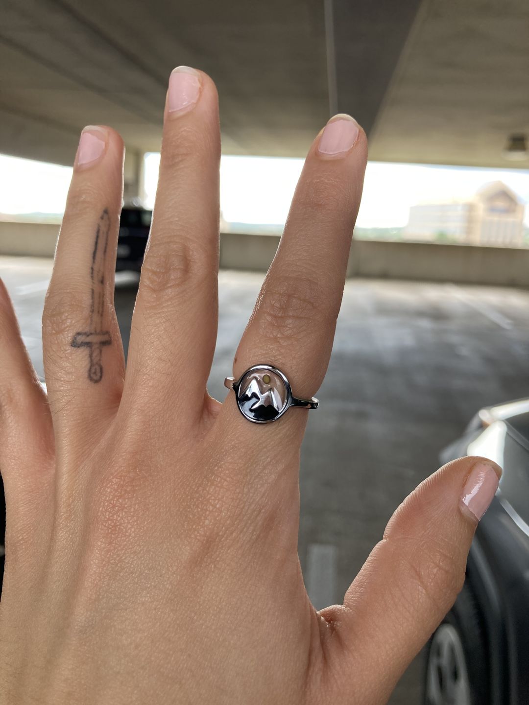 Customer photo review of Mountain Mustard Seed Ring