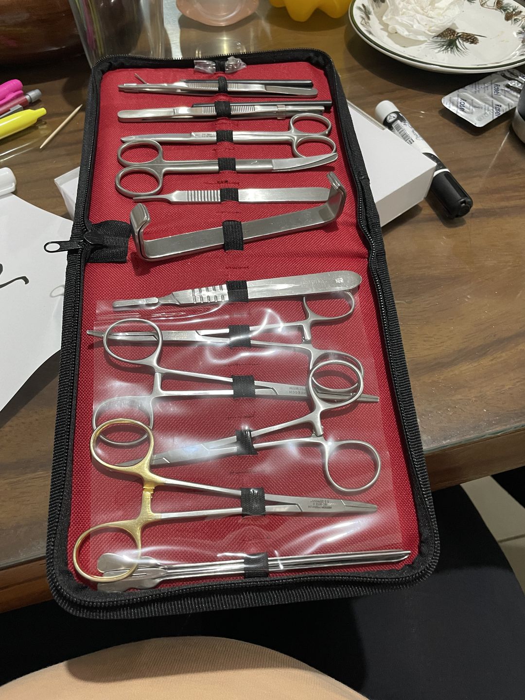 Customer photo review of Kit estuche de disección + Pad de Sutura - Marca Hergom Premium