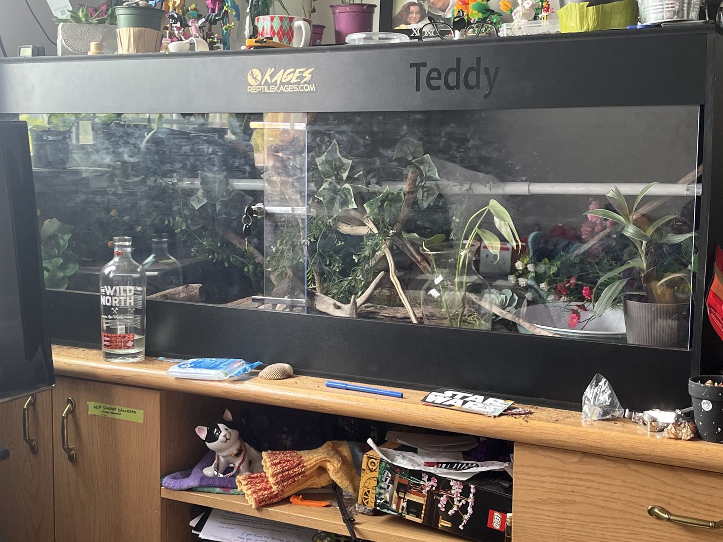 Customer photo review of 60"x24"x24" / 5'x2'x2' Premium PVC Reptile Enclosure