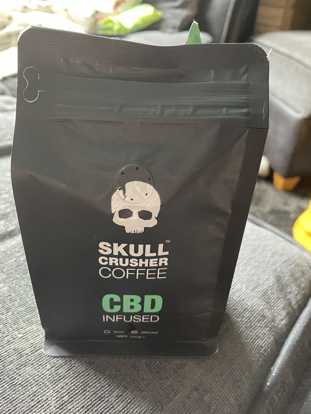 Customer photo review of Skull Crusher Coffee - Infused - 240g