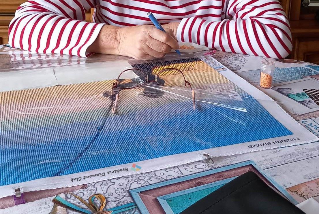 Customer photo review of Broderie Diamant Club™ Kit Personnalisé