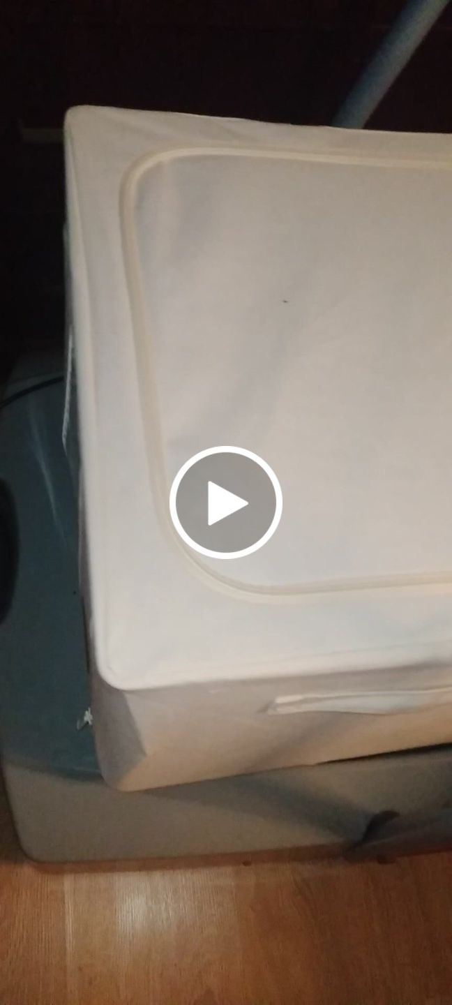 Customer video review of Caja Organizadora de Tela Diseño Estructural Milhome