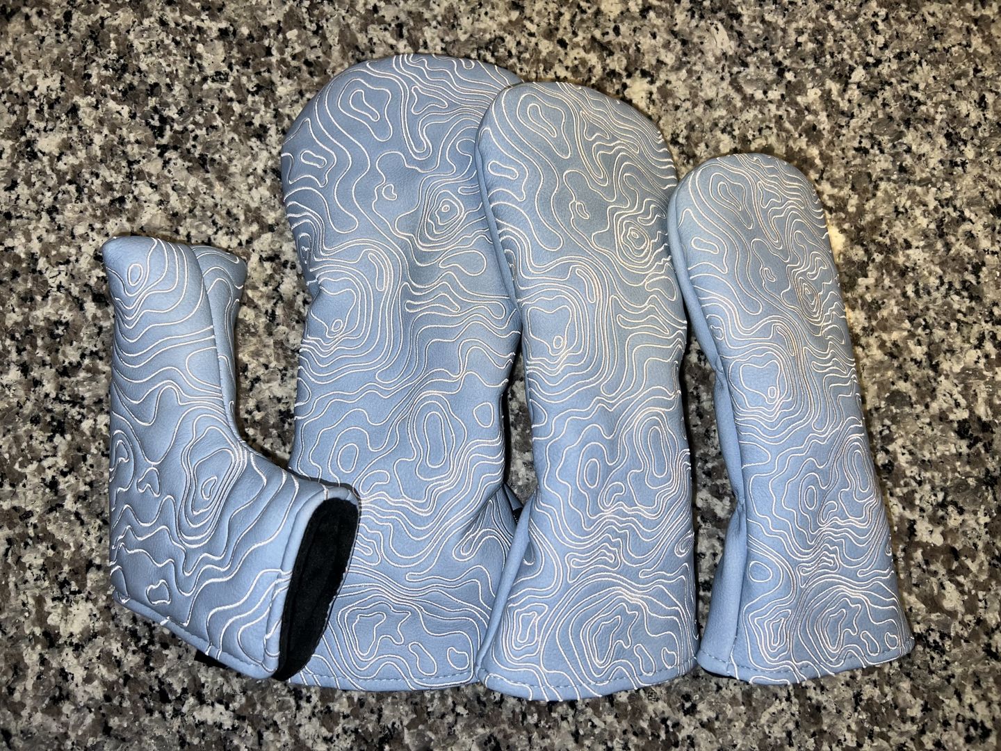 Customer photo review of Topographic Edition Headcover - Carolina Blue / Embroidered Pure White