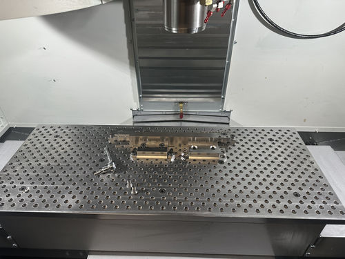 Customer photo review of Haas VF-2 Fixture Tooling Plate