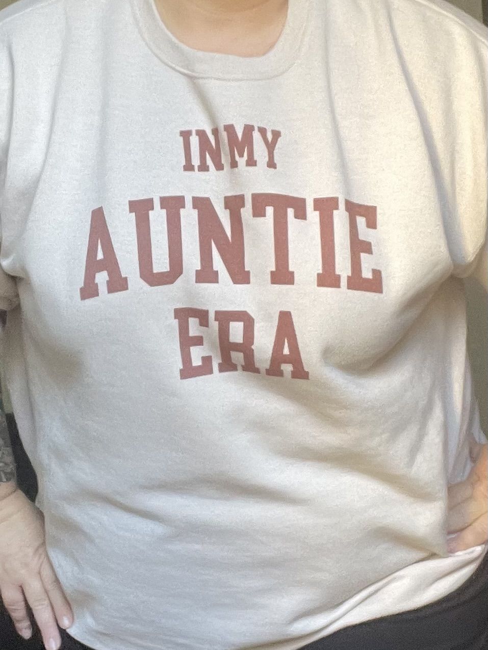 Customer photo review of In My Auntie Era Fall