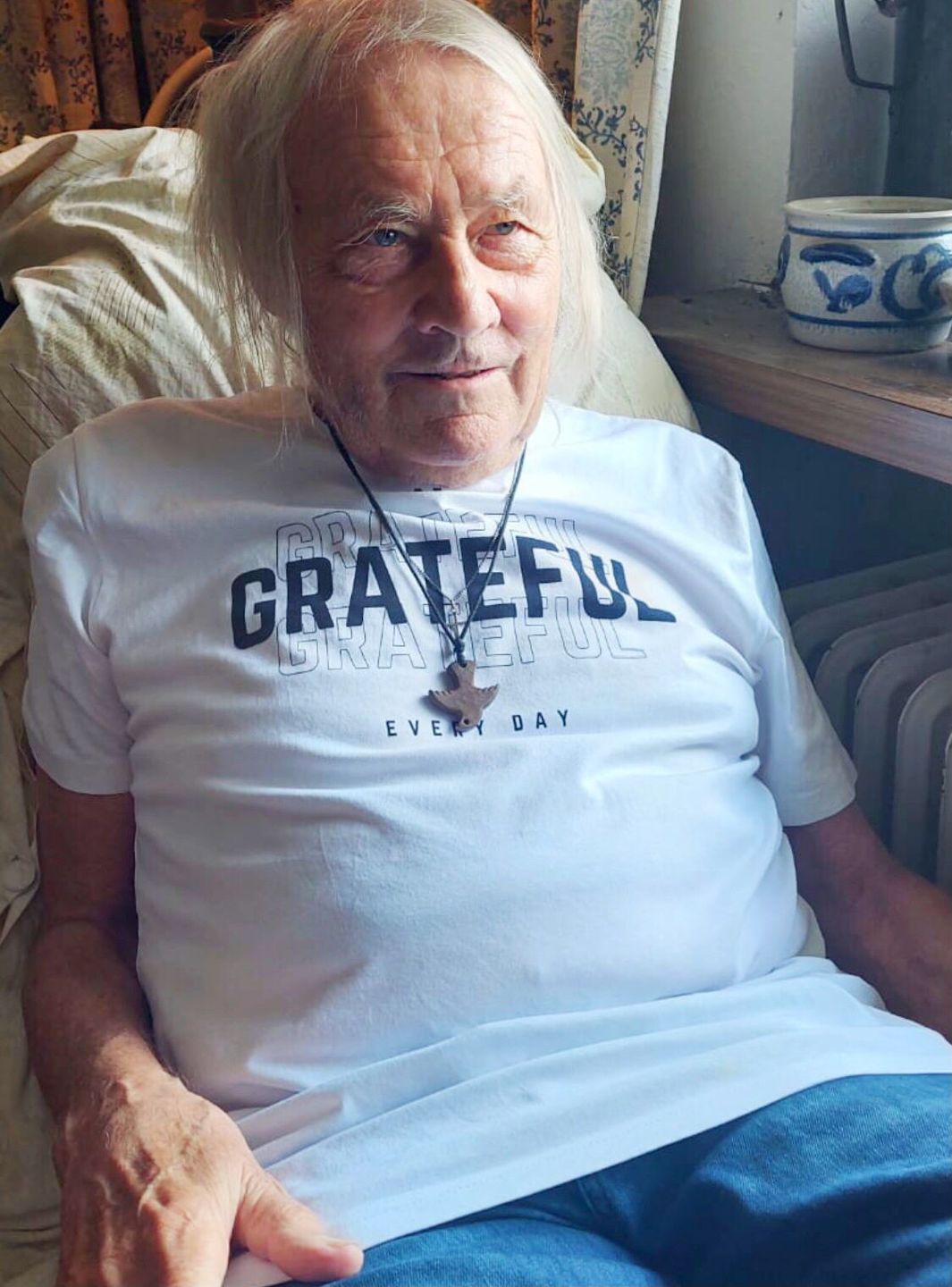 Customer photo review of Unisex T-Shirt "BE GRATEFUL EVERY DAY" Bio-Baumwolle