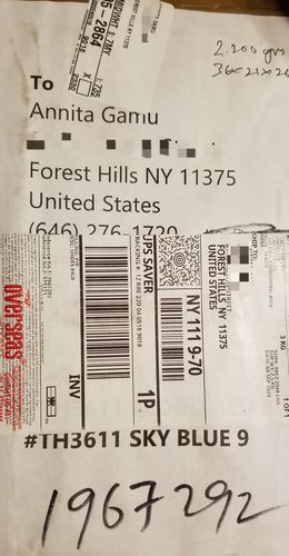 Customer photo review of Sky Blue Y2K Pro | Sustainable Sneakers