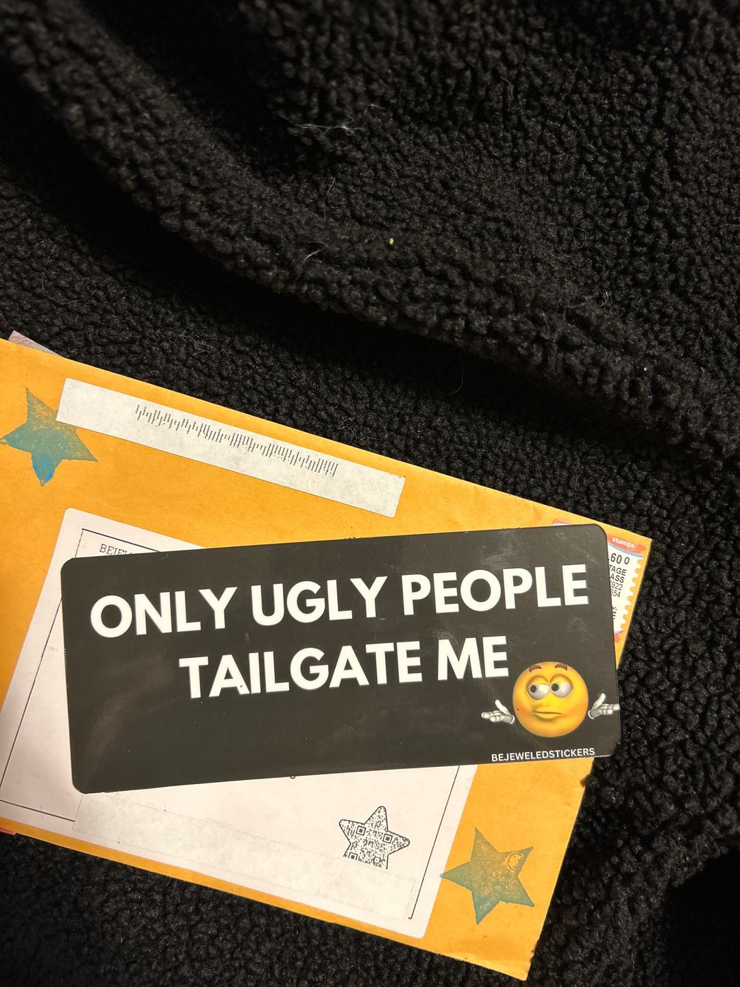 Customer photo review of Only Ugly People Tailgate Me