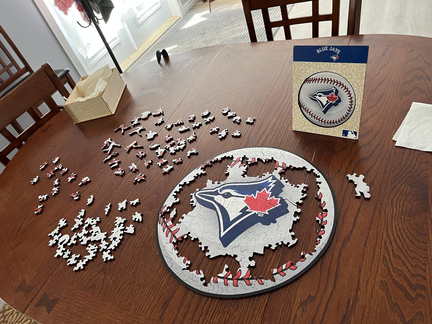 Customer photo review of Toronto Blue Jays® - Official Wooden Puzzle