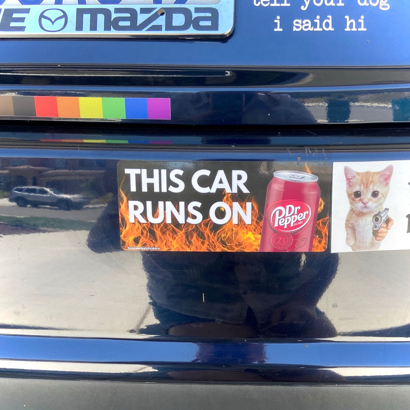 Customer photo review of This Car Runs On Dr Pepper