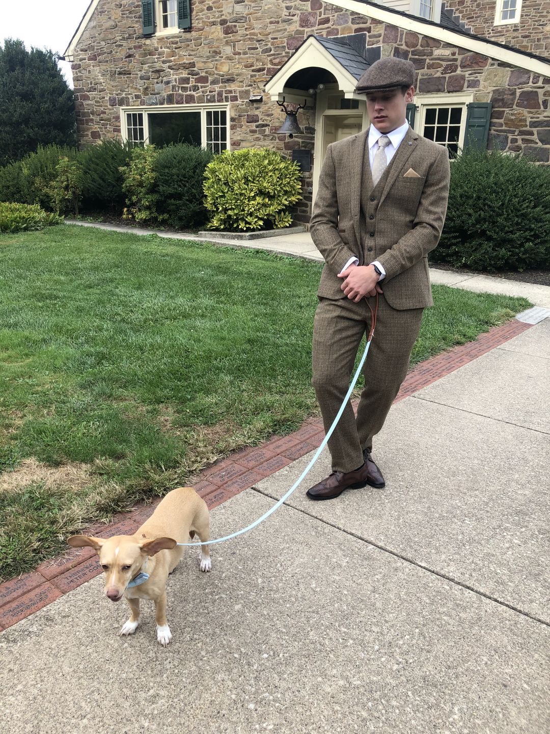 Customer photo review of Tweed Vintage Flat Cap