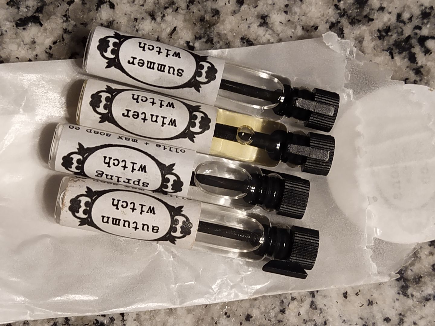 Customer photo review of The 4 Seasons of the Witch - Sample Set