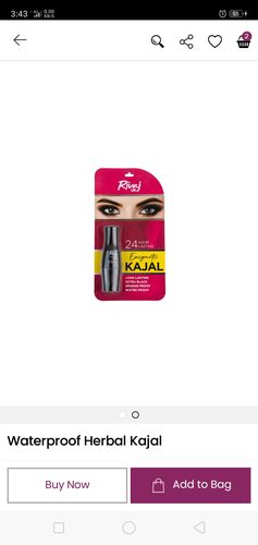 Customer photo review of Waterproof Herbal Kajal