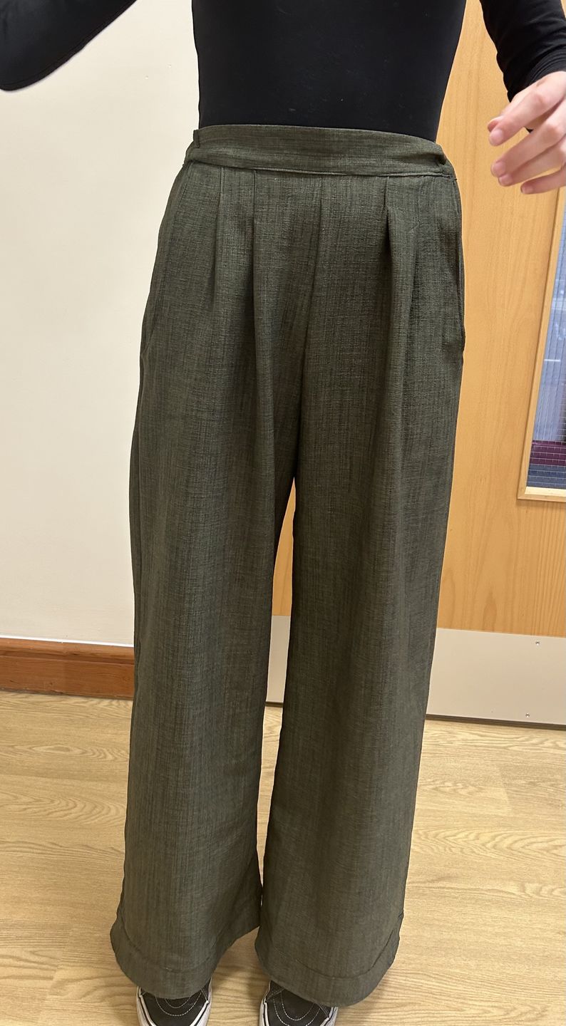Customer photo review of Linen Look Suiting Fabric