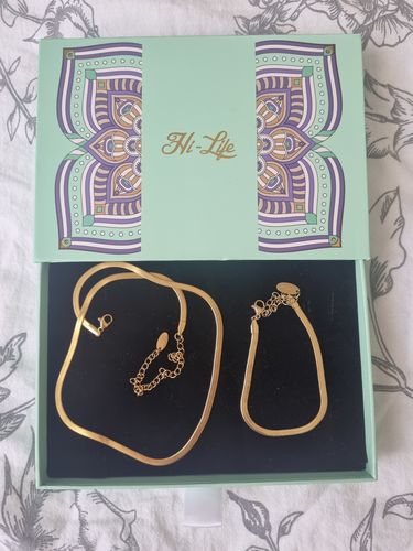 Customer photo review of Hi-Life Sleek Set 14K Vergoldet