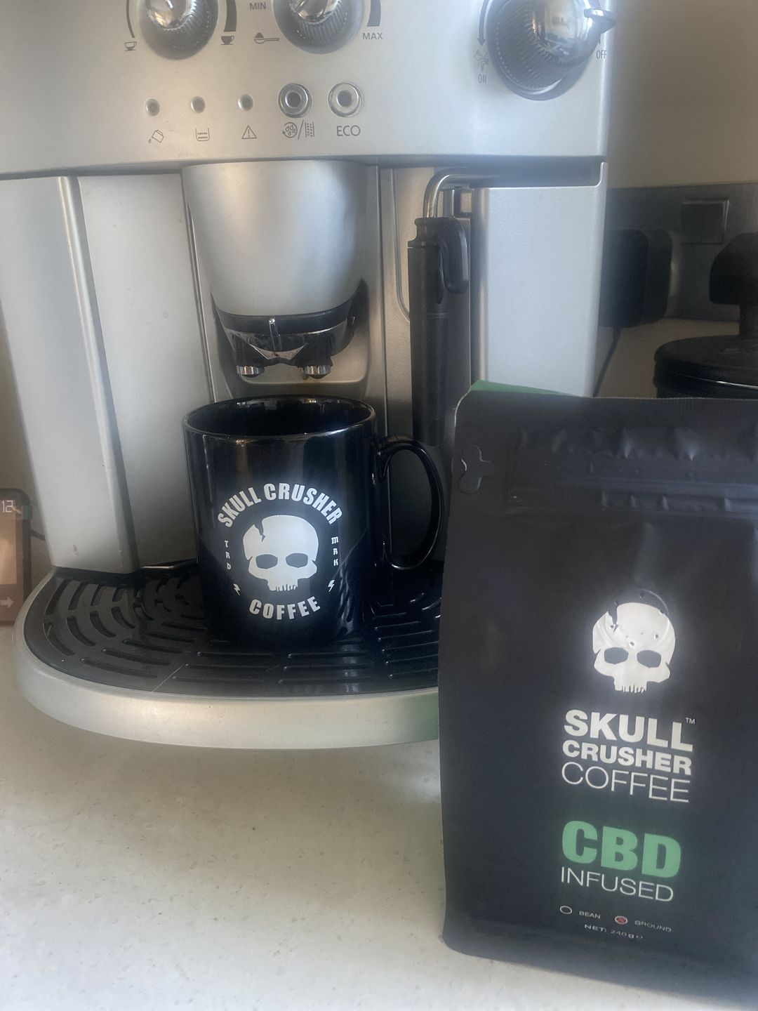 Customer photo review of Skull Crusher Coffee - Infused - 240g