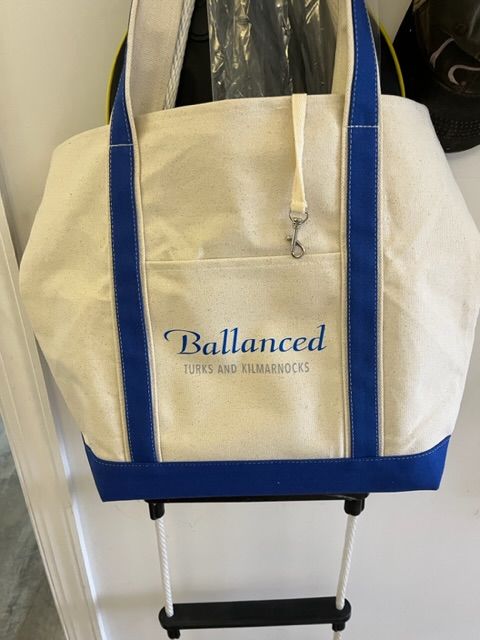 Customer photo review of Custom Boat Tote Bags