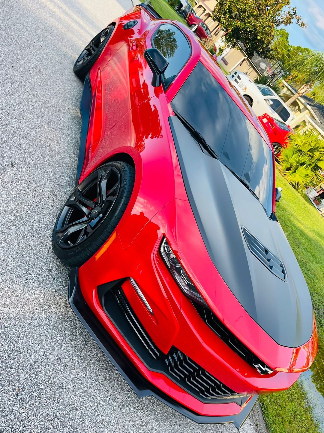 Customer photo review of 6th Gen Camaro ZL1 Conversion Side Skirts Rocker Panels