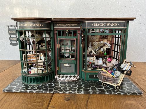 Customer photo review of Magic House DIY Wooden Miniature House Kit
