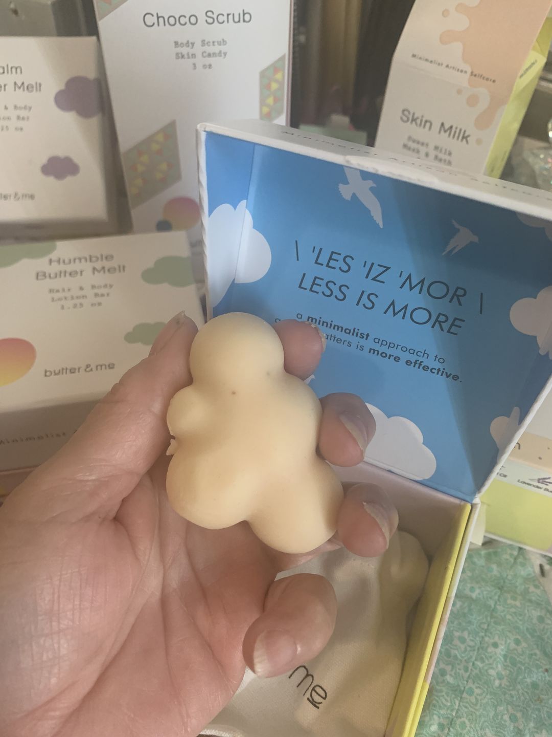 Customer photo review of Butter Melt Lotion Bar
